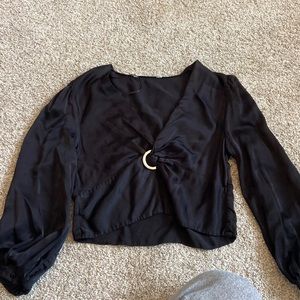 Black zara shirt